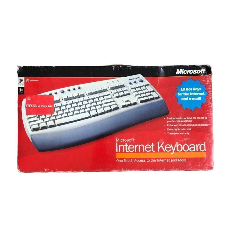 Vintage Microsoft Internet Keyboard 0699 X0-75359